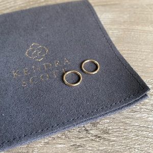 Kendra Scott 14k Yellow Gold Gina Huggies